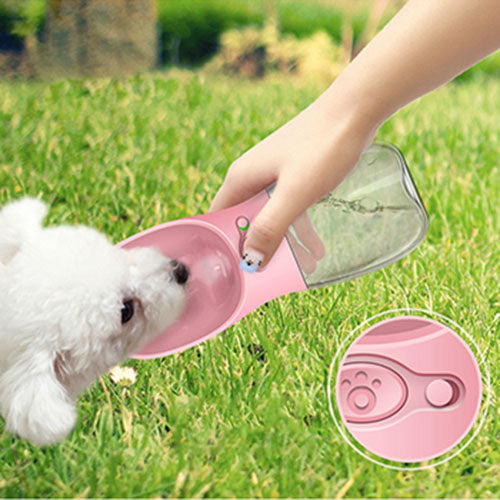 Lightweight Water Bottle with a Built-in Bowl for Pets - Best Gifts on Earth