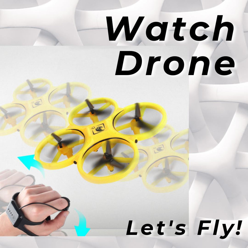 WatchDrone - Smart Flying Quadcopter Drone