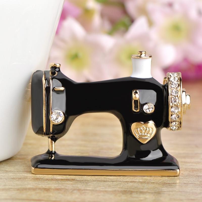 Elegant Classic Sewing Machine Pin - Best Gifts on Earth