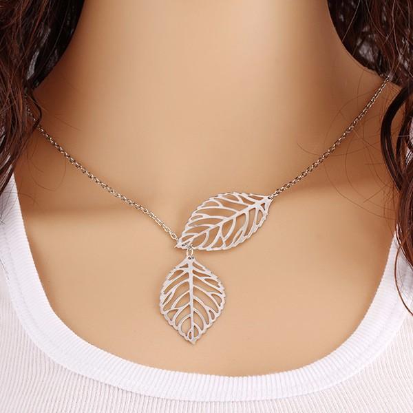 Two Leaves Designer Necklace - Best Gifts on Earth